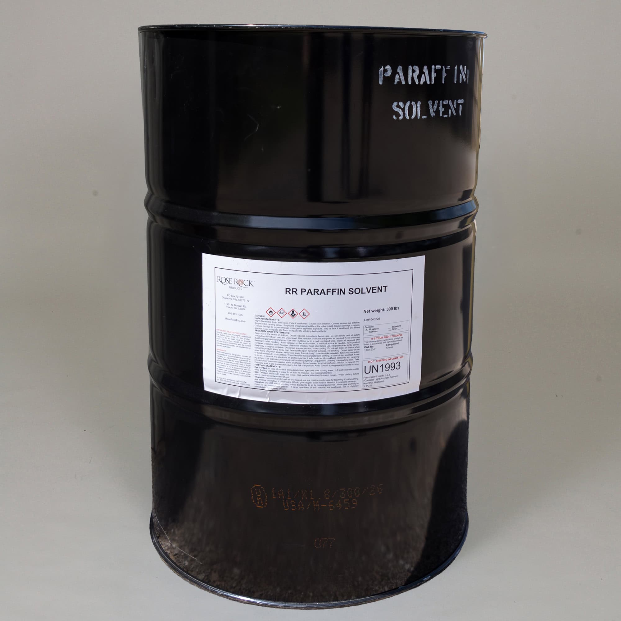 Paraffin-Solvent-Drum